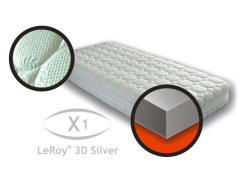 Matrace LeRoy 3D silver X1